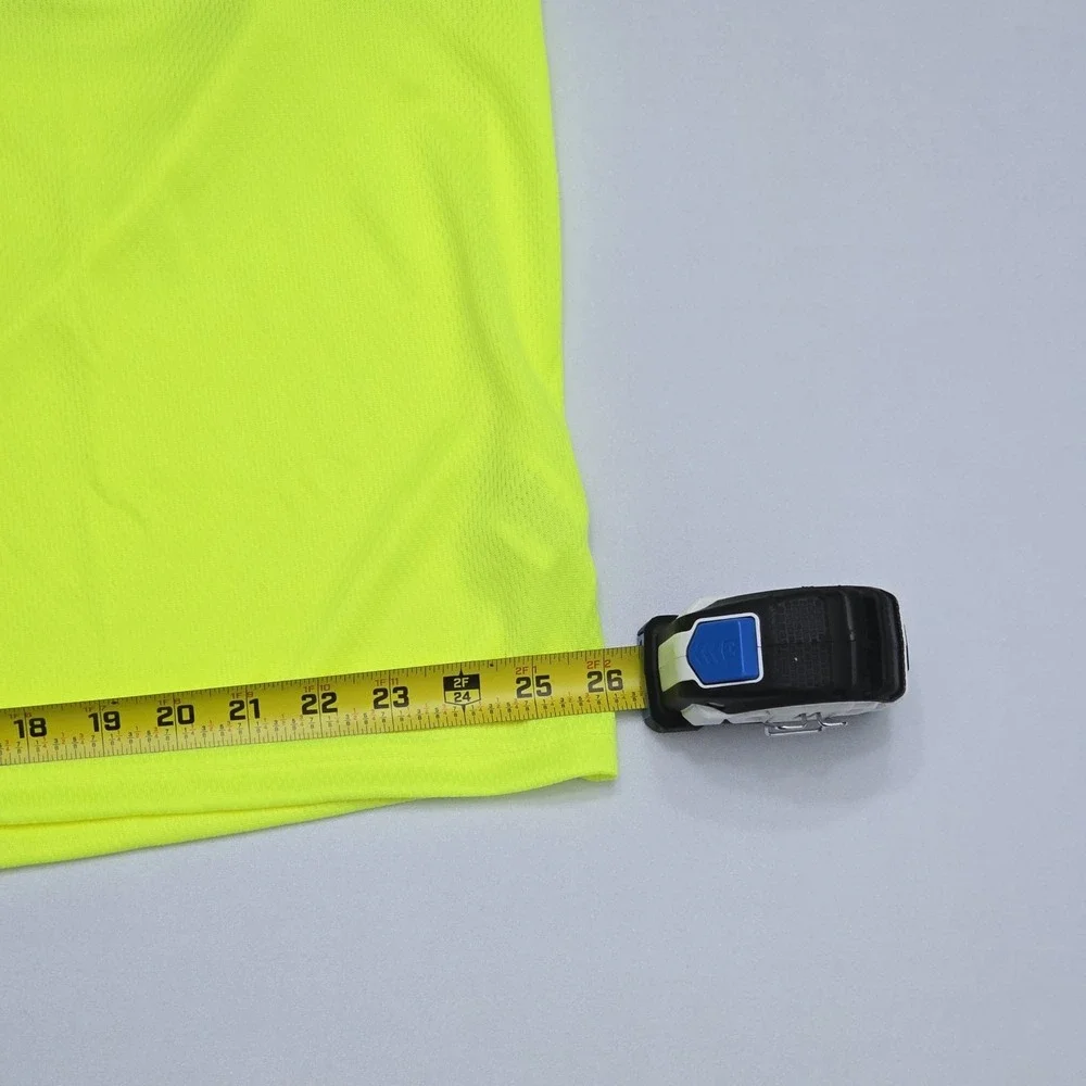 Bass Creek Outfitters Hi Vis Long Sleeve Shirt Neon Yellow Class 3 2XL BO451167